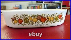 Vintage Corning Ware A-10-B casserole spice of life