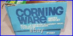 Vintage Corning Ware Baker's helper Set MINT IN ORIGINAL BOX