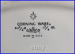 Vintage Corning Ware Blue Cornflower 1 3/4 Qt Casserole P-1 3/4-B /W Lid Used