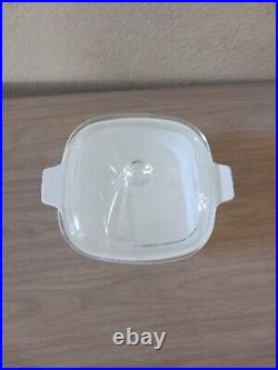 Vintage Corning Ware Blue Cornflower 1 3/4 Quart Casserole Dish P-1 3/4-b & Lid