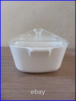 Vintage Corning Ware Blue Cornflower 1 3/4 Quart Casserole Dish P-1 3/4-b & Lid