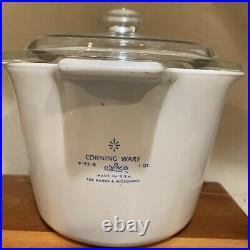 Vintage Corning Ware Blue Cornflower 1 Qt 4 Cups P-55-B Measuring Bowl FLAW
