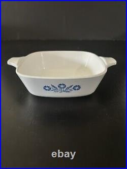 Vintage Corning Ware Blue Cornflower 8 Cookware Pieces Casserole Dishes