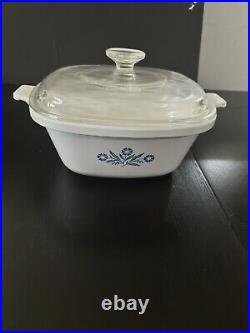 Vintage Corning Ware Blue Cornflower 8 Cookware Pieces Casserole Dishes