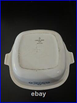 Vintage Corning Ware Blue Cornflower 8 Cookware Pieces Casserole Dishes