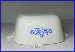 Vintage Corning Ware Blue Cornflower Casserole 1 3/4 Quart P-1 3/4-B RARE