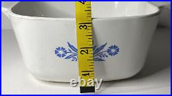 Vintage Corning Ware Blue Cornflower Casserole 1 3/4 Quart P-1 3/4-B RARE