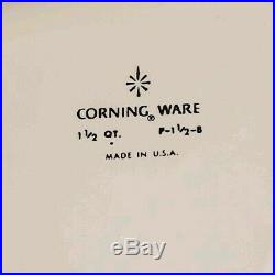 Vintage Corning Ware Blue Cornflower Casserole Dish Set 4 pieces With Lids