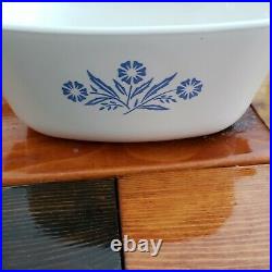 Vintage Corning Ware Blue Cornflower P-1 1/2-B 1.5 qt Casserole Dish withLID. RARE