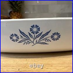 Vintage Corning Ware, Blue Cornflower P-10-B No Lid 10 IN Made In U. S. A. Rare