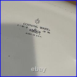 Vintage Corning Ware, Blue Cornflower P-10-B No Lid 10 IN Made In U. S. A. Rare