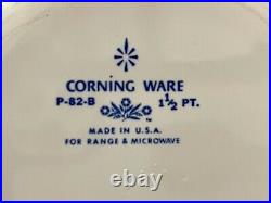 Vintage Corning Ware Blue Cornflower Set
