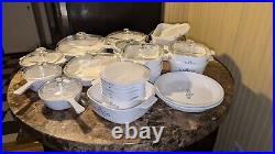 Vintage Corning Ware Blue Cornflower Set 26 Piece With Lids