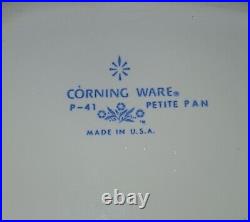 Vintage Corning Ware Blue Cornflower Set Of 6 Casserole Dishes