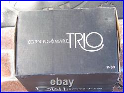 Vintage Corning Ware Blue Cornflower Trio Set P-33 New But Not Sealed in Box