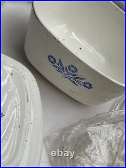 Vintage Corning Ware Blue Cornflower great collection of 17 plates