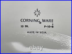 Vintage Corning Ware Casserole Dish Blue Cornflower P-10-B 10 Flaw on Lid Rare Vintage Corning Ware Casserole Dish Blue Cornflower P-10-B 10 Flaw on Lid Rare