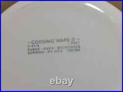 Vintage Corning Ware Cookware Spice of Life 14 Piece Set Includes 5 Glass Lids