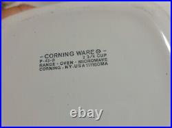 Vintage Corning Ware Cookware Spice of Life 14 Piece Set Includes 5 Glass Lids