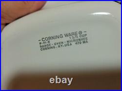 Vintage Corning Ware Cookware Spice of Life 14 Piece Set Includes 5 Glass Lids