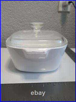 Vintage Corning Ware Cornflower Blue 1960 1.75 Quart Casserole Dish WithLid Hand