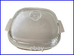 Vintage Corning Ware Dish With Lid 10 X 10 X 2 Le Romarin A-10-B Lid A12C