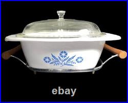 Vintage Corning Ware Dutch Oven P-34-B4 Qts. Made in USA