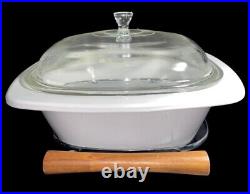 Vintage Corning Ware Dutch Oven P-34-B4 Qts. Made in USA