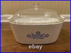 Vintage Corning Ware Dutch Oven P-84-b With Lid