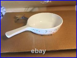 Vintage Corning Ware ENGLISH MEADOW 10 pc rangetop cookware BRAND NEW