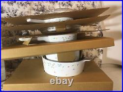 Vintage Corning Ware ENGLISH MEADOW 10 pc rangetop cookware BRAND NEW