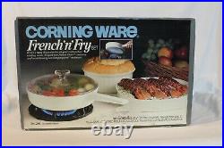Vintage Corning Ware French N Fry Set in French White New Old Stock NRFB HTF