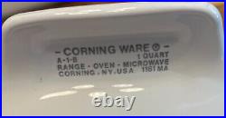 Vintage Corning Ware L'Echalote A-1-B 1 Qt. With Lid 1181 MA Rare
