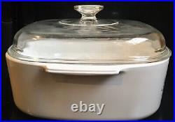 Vintage Corning Ware L'Echalote La Sauge Spice Of Life A-84-B 4Qt with Pyrex Lid