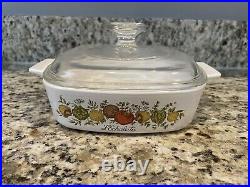 Vintage Corning Ware L'echalote Spice Of Life I Quart A-1-b With LID