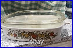 Vintage Corning Ware LE ROMARIN Casserole Dish Spice Of Life A-10-B Rare WithLid