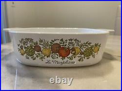 Vintage Corning Ware La Marjolaine A-2-B Spice Of Life Casserole Dish 2 QT