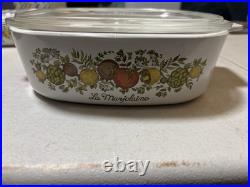 Vintage Corning Ware La Marjolaine Spice Of Life 2 Quart Casserole WithLid A-9-C Vintage Corning Ware La Marjolaine Spice Of Life 2 Quart Casserole WithLid A-9-C