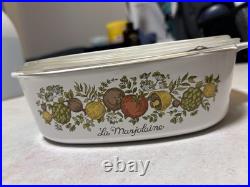 Vintage Corning Ware La Marjolaine Spice Of Life 2 Quart Casserole WithLid A-9-C Vintage Corning Ware La Marjolaine Spice Of Life 2 Quart Casserole WithLid A-9-C