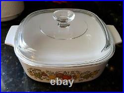 Vintage Corning Ware La Marjolaine Spice of Life 2-quart (A-2-B) with Lid
