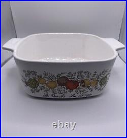 Vintage Corning Ware Le Persil La Sauge Casserole No Lid 1 1/2 Quart'A-1 1/2-B