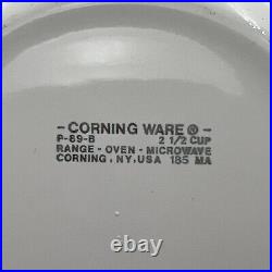 Vintage Corning Ware Original Spice of Life Set Of 3 Square Casserole Lidded