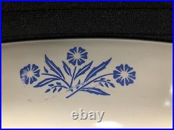 Vintage Corning Ware P-10-B Blue Cornflower 10 Rare 60's Casserole With Lid USA