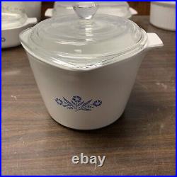 Vintage Corning Ware, Pyrex Mixed Design Lot 19 Piece Set. See Pictures For Size