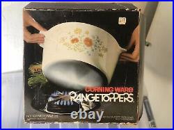 Vintage Corning Ware Range Topper 5 QT Saucepot With Lid Wildflower N-5-7