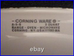 Vintage Corning Ware SPICE OF LIFE Casserole A-3-B, 3 Quart withLid L'Echalote