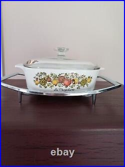 Vintage Corning Ware SPICE of LIFE A -2- B 2QT. Casserole Bowl WithLid A9C/TRIVET