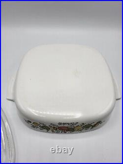 Vintage Corning Ware Spice O Life L' Echalote 1 Quart Casserole Dish with Lid