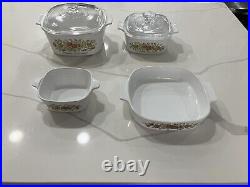 Vintage Corning Ware Spice Of Life 7Piece Set L'Echalote, La Marjolaine