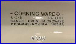 Vintage Corning Ware Spice Of Life A-2-B-2 and P-2-1/2-B and A-3-B and A-5-B